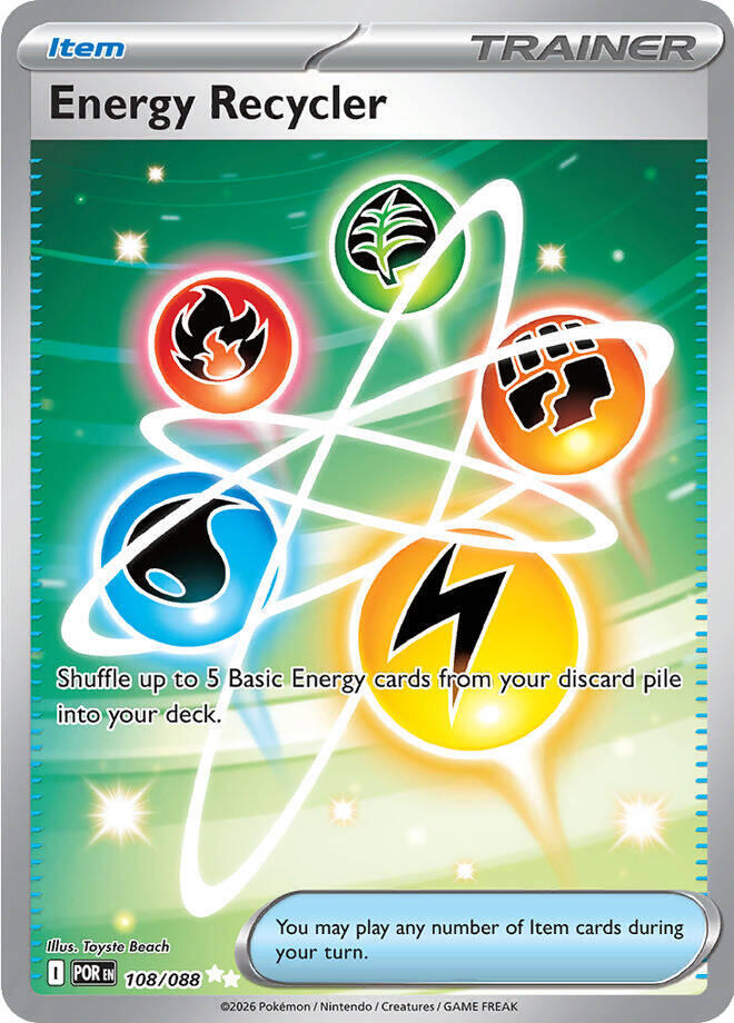 Pokemon - Perfect Order - Energy Recycler - 108/088 - Holofoil