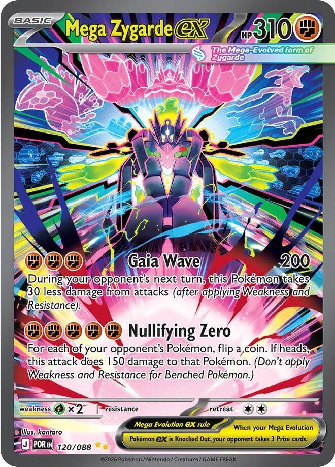 Pokemon - Perfect Order - Mega Zygarde ex - 120/088 - Holofoil