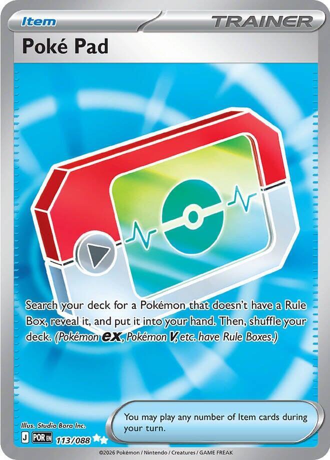 Pokemon - Perfect Order - Poke Pad - 113/088 - Holofoil