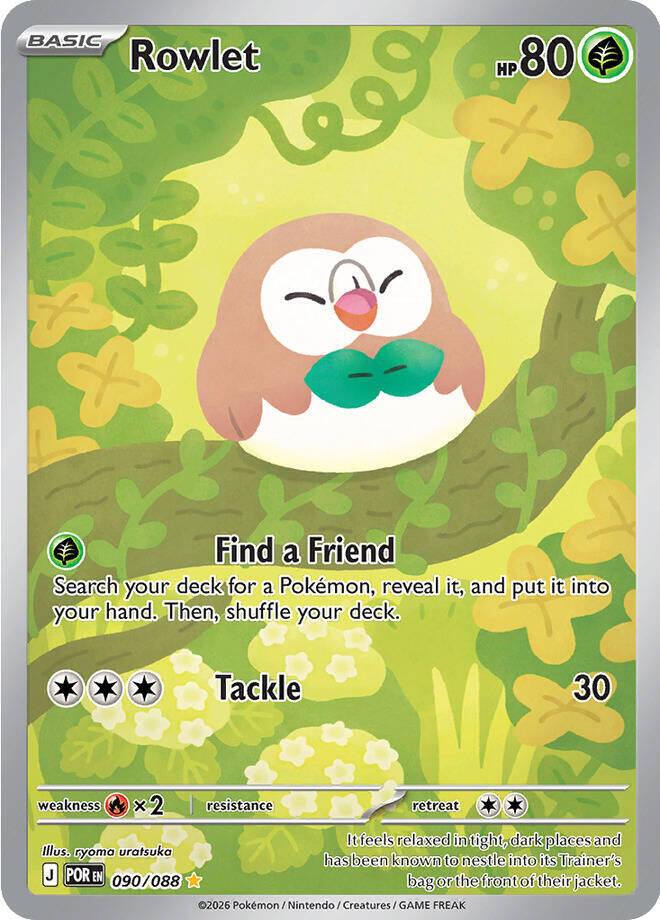 Pokemon - Perfect Order - Rowlet - 090/088 - Holofoil