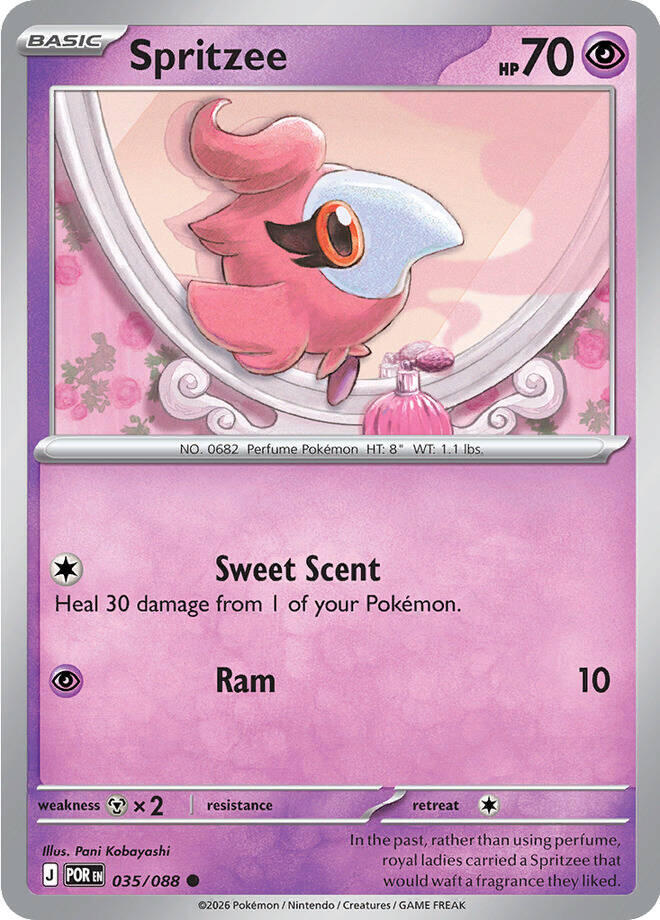 Pokemon - Perfect Order - Spritzee - 035/088 - Normal