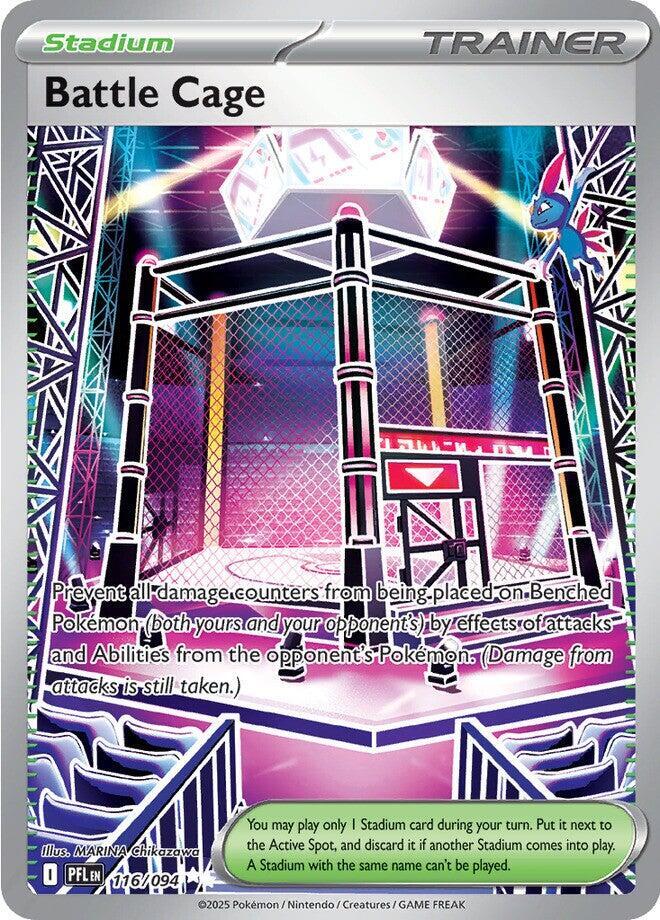 Pokemon - Phantasmal Flames - Battle Cage - 116/094 - Holofoil