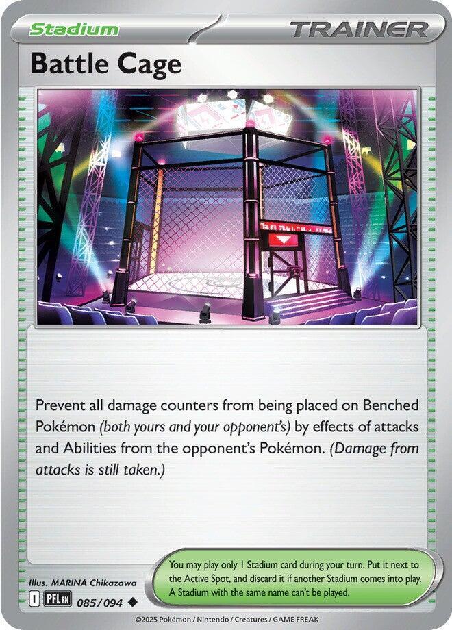 Pokemon - Phantasmal Flames - Battle Cage - 085/094 - Reverse Holofoil