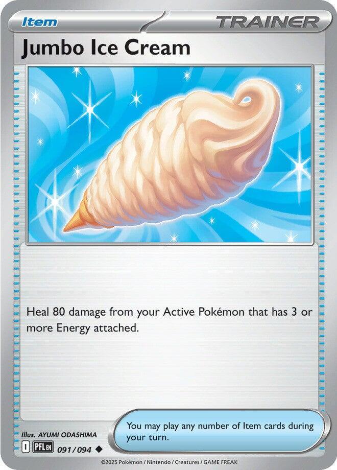 Pokemon - Phantasmal Flames - Jumbo Ice Cream - 091/094 - Reverse Holofoil