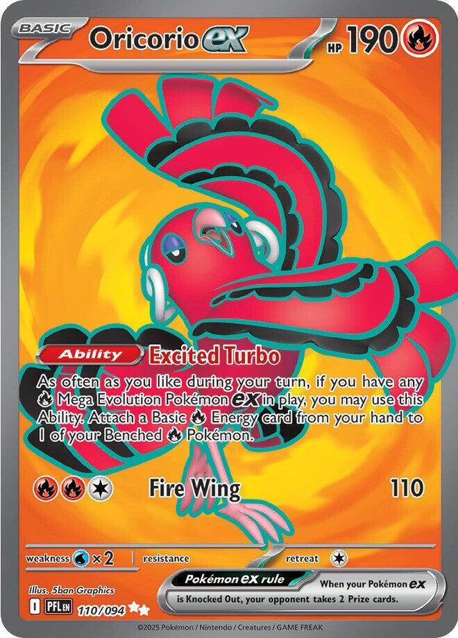 Pokemon - Phantasmal Flames - Oricorio ex - 110/094 - Holofoil