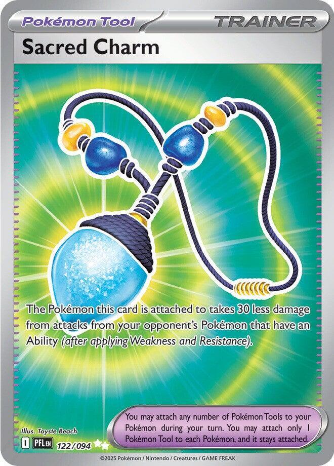 Pokemon - Phantasmal Flames - Sacred Charm - 122/094 - Holofoil