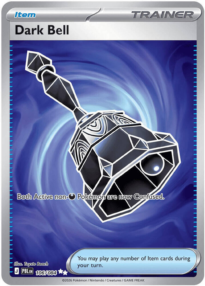 Pokemon - Pitch Black - Dark Bell - 106/084 - Holofoil