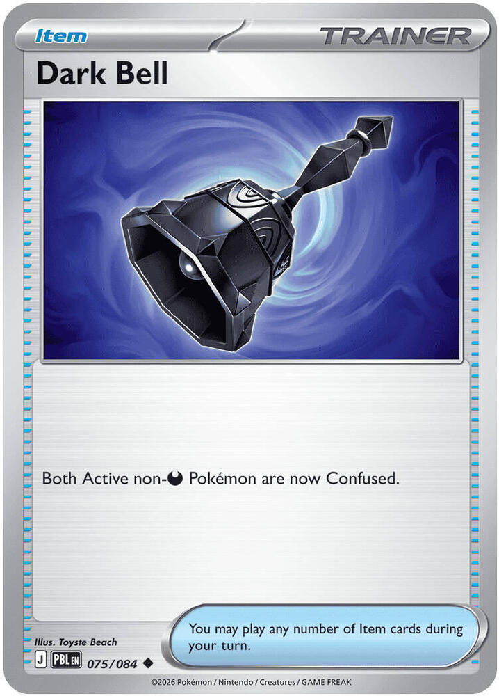 Pokemon - Pitch Black - Dark Bell - 075/084 - Reverse Holofoil