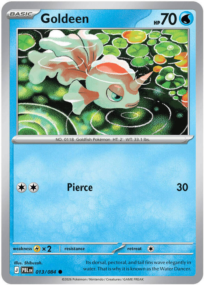 Pokemon - Pitch Black - Goldeen - 013/084 - Normal