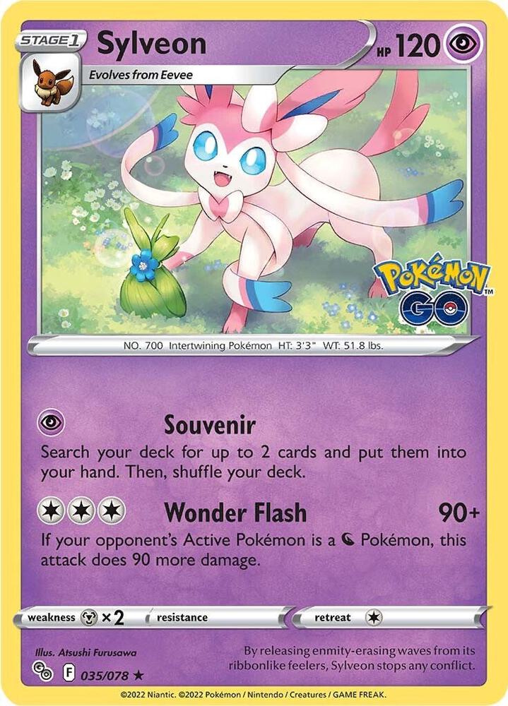 Pokemon - Pokémon GO - Sylveon - 035/078 - Holofoil