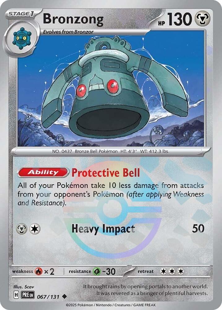 Pokemon - Prismatic Evolutions - Bronzong - 067/131 - Poke Ball