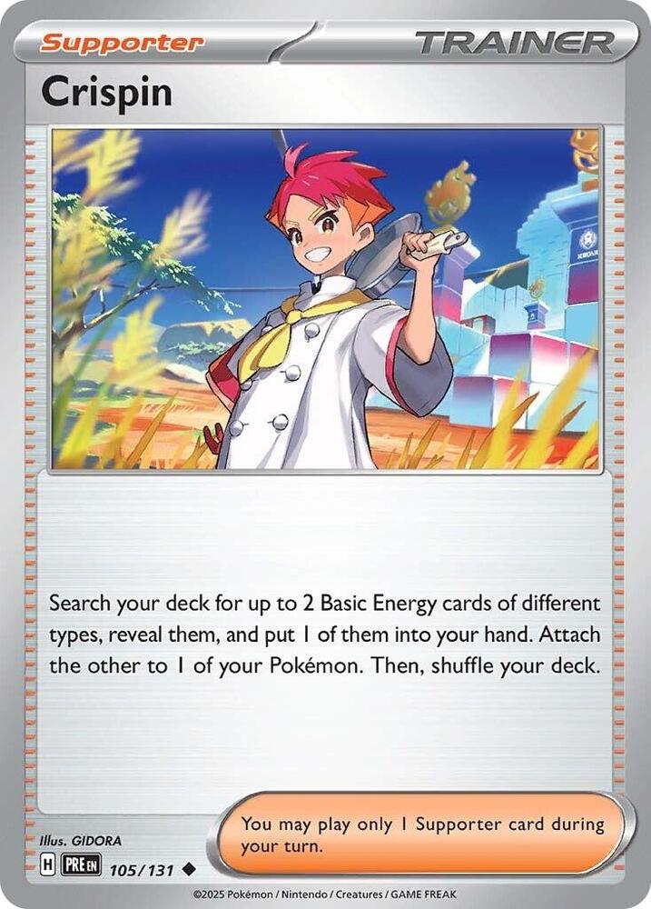 Pokemon - Prismatic Evolutions - Crispin - 105/131