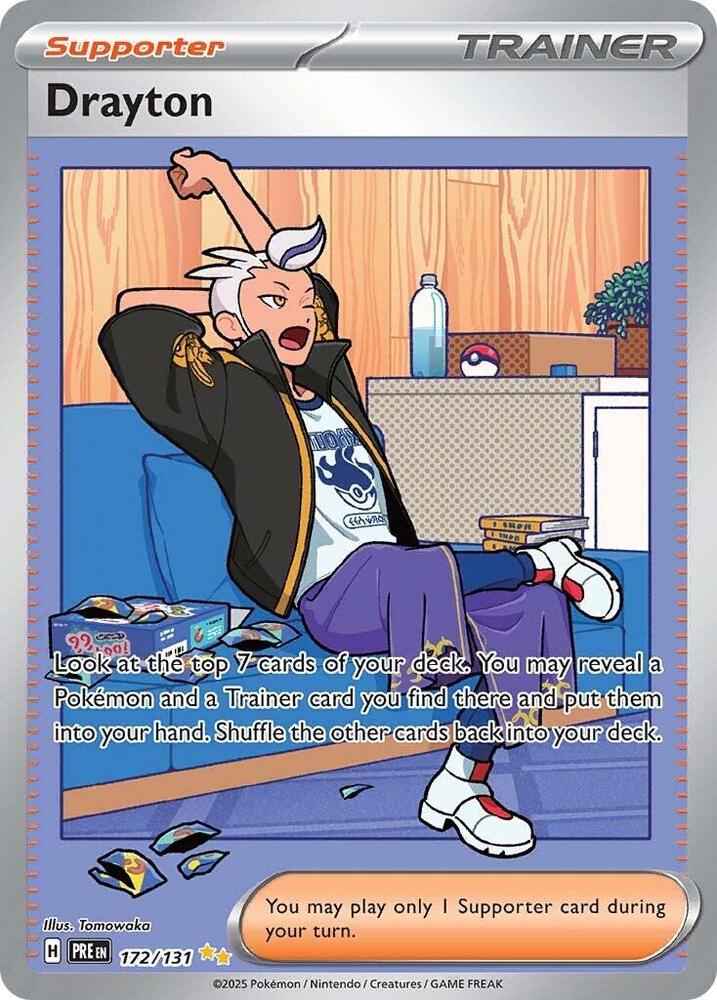 Pokemon - Prismatic Evolutions - Drayton - 172/131 - Holofoil