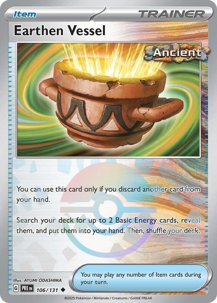 Pokemon - Prismatic Evolutions - Earthen Vessel - 106/131 - Poke Ball
