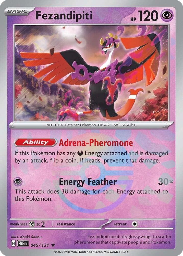 Pokemon - Prismatic Evolutions - Fezandipiti - 045/131 - Poke Ball