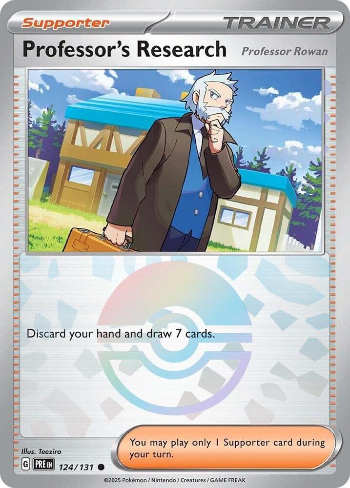 Pokemon - Prismatic Evolutions - Professor's Research - 124/131 - Poke Ball