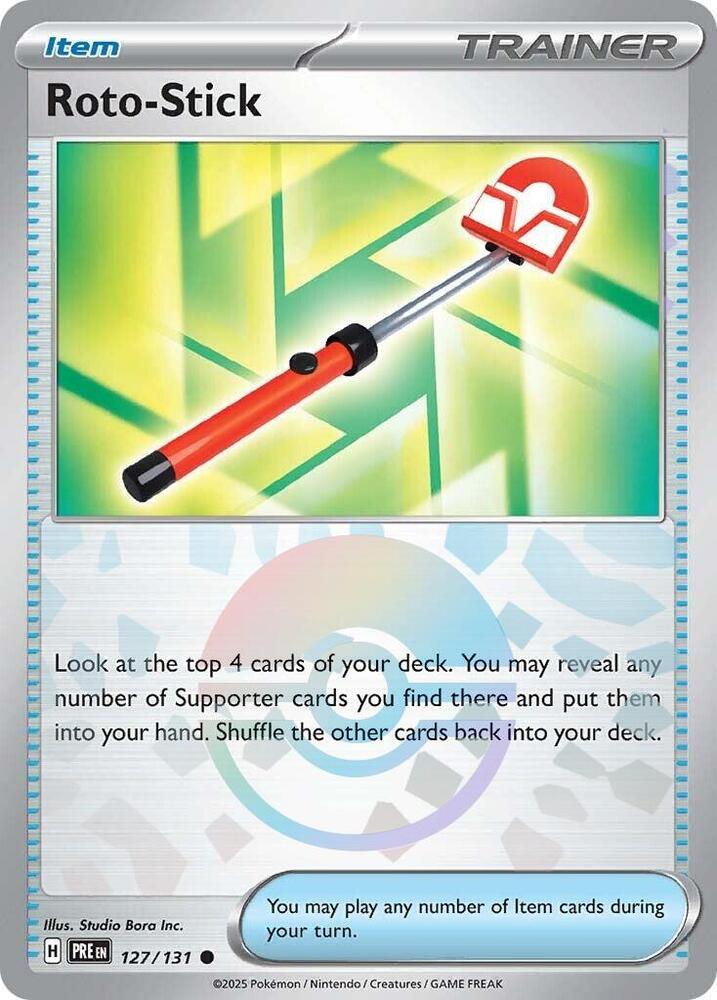 Pokemon - Prismatic Evolutions - Roto-Stick - 127/131 - Poke Ball