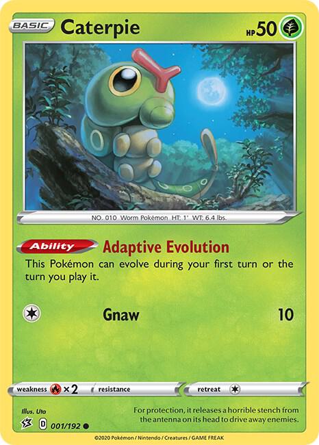 Pokemon - Rebel Clash - Caterpie - 001/192