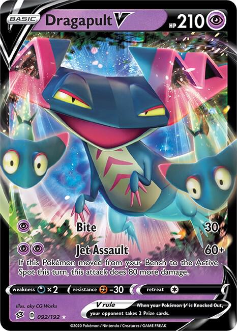Pokemon - Rebel Clash - Dragapult V - 092/192 - Holofoil