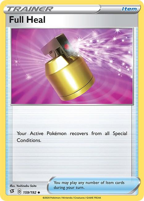 Pokemon - Rebel Clash - Full Heal - 159/192 - Reverse Holofoil