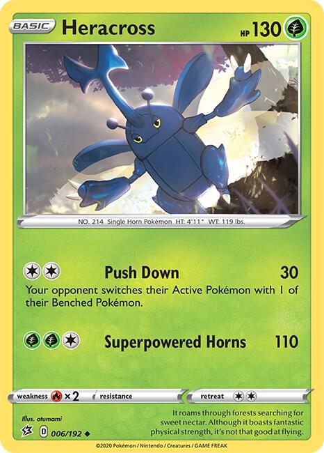 Pokemon - Rebel Clash - Heracross - 006/192