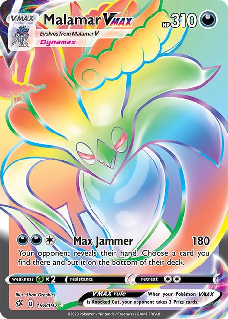Pokemon - Rebel Clash - Malamar VMAX - 198/192 - Holofoil