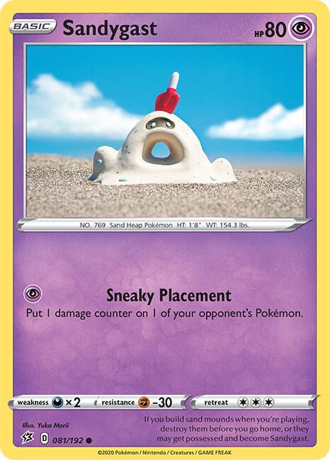 Pokemon - Rebel Clash - Sandygast - 081/192