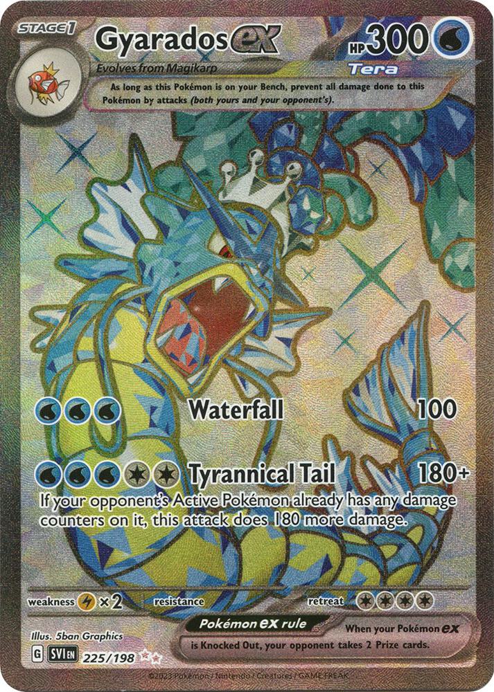 Pokemon - Scarlet & Violet - Gyarados ex - 225/198 - Holofoil