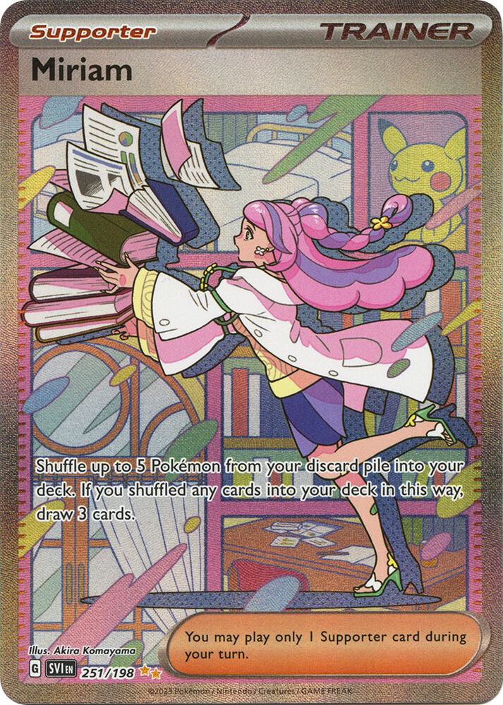 Pokemon - Scarlet & Violet - Miriam - 251/198 - Holofoil