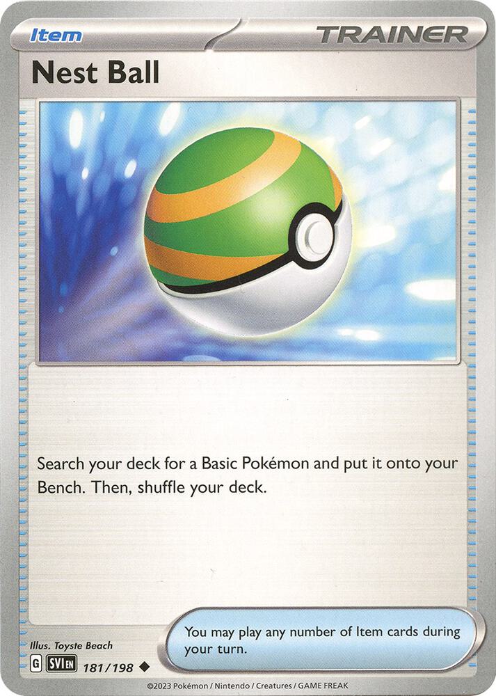 Pokemon - Scarlet & Violet - Nest Ball - 181/198