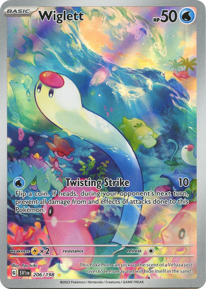 Pokemon - Scarlet & Violet - Wiglett - 206/198 - Holofoil