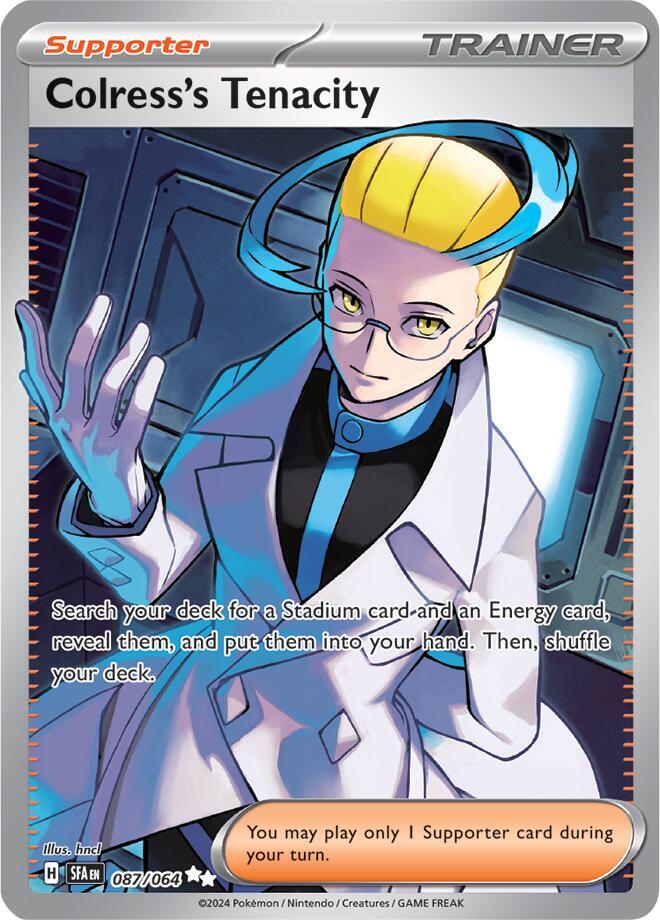 Pokemon - Shrouded Fable - Colress's Tenacity - 087/064 - Holofoil