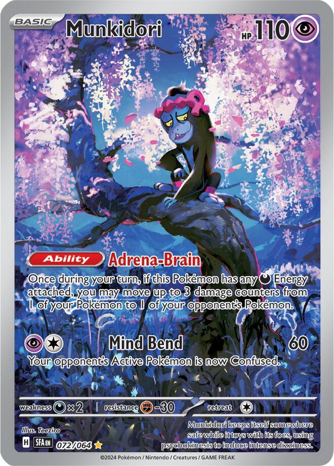 Pokemon - Shrouded Fable - Munkidori - 072/064 - Holofoil