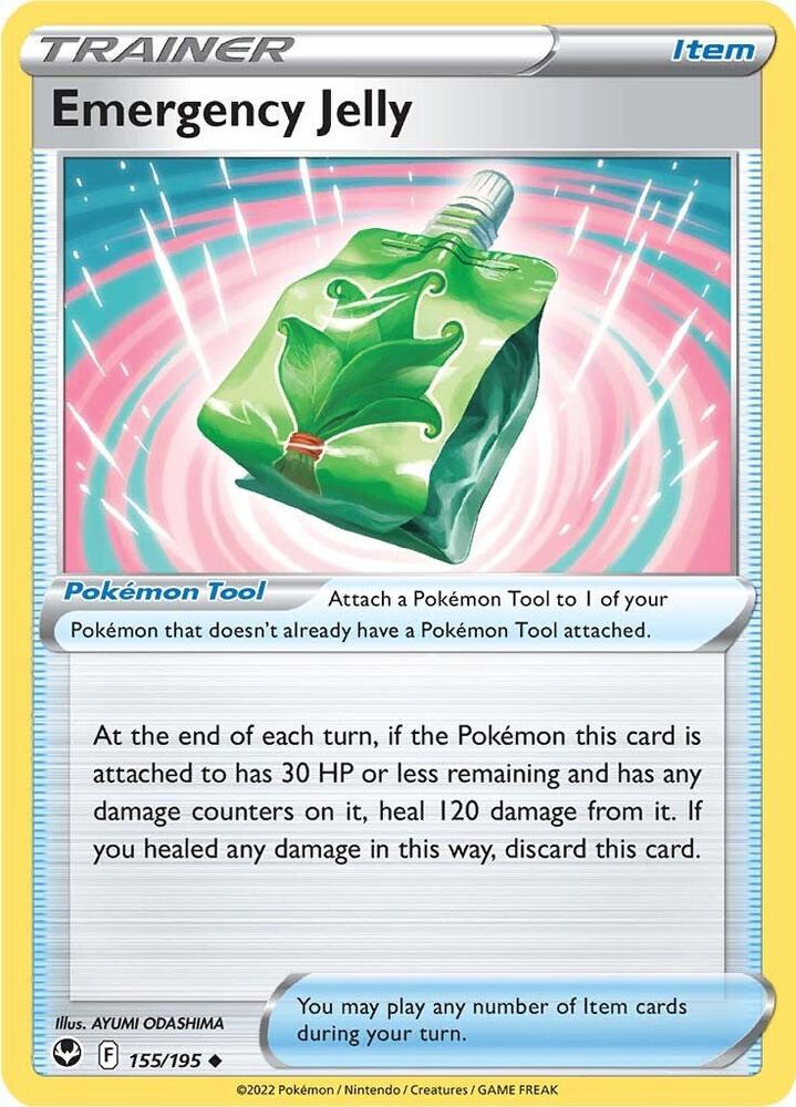 Pokemon - Silver Tempest - Emergency Jelly - 155/195 - Reverse Holofoil
