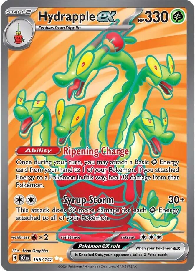 Pokemon - Stellar Crown - Hydrapple ex - 156/142 - Holofoil