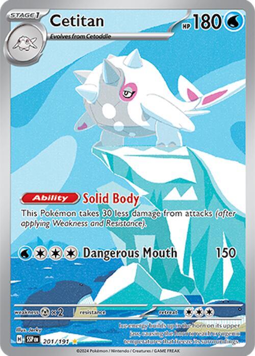 Pokemon - Surging Sparks - Cetitan - 201/191 - Holofoil