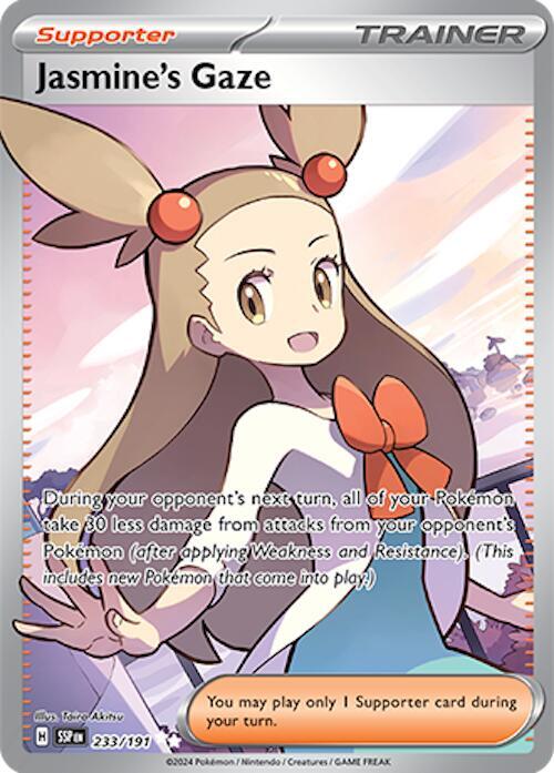 Pokemon - Surging Sparks - Jasmine's Gaze - 233/191 - Holofoil