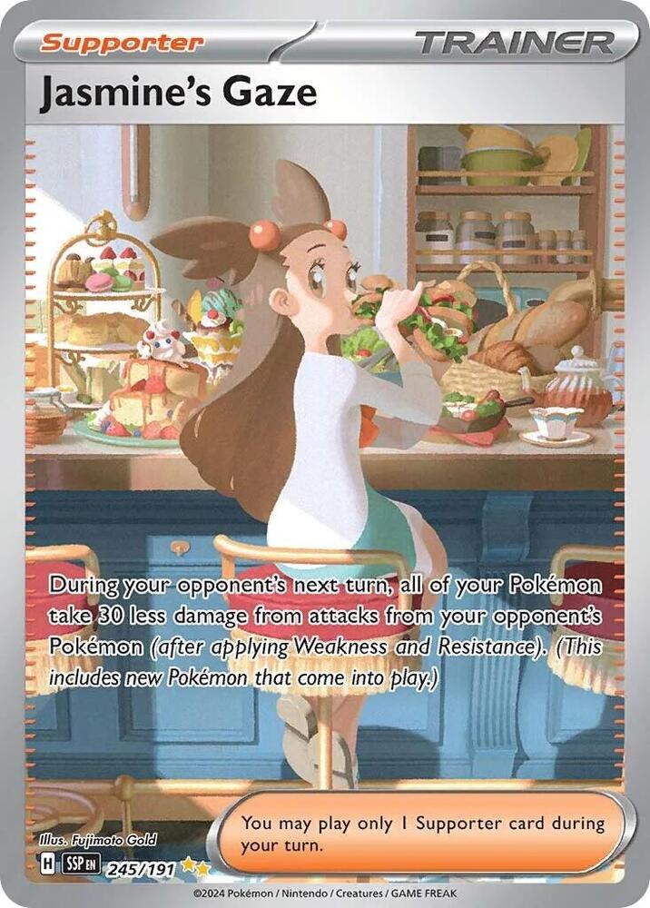 Pokemon - Surging Sparks - Jasmine's Gaze - 245/191 - Holofoil