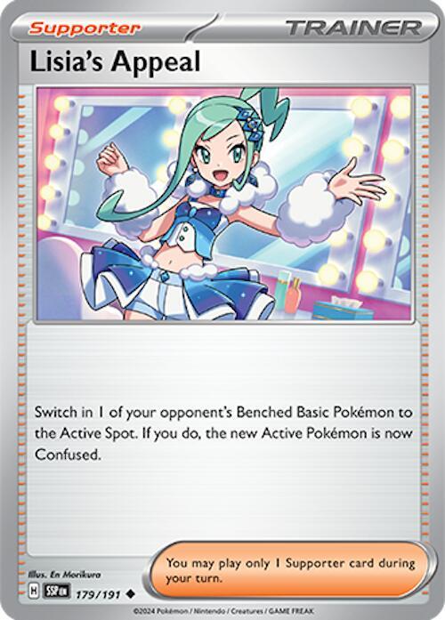 Pokemon - Surging Sparks - Lisia's Appeal - 179/191 - Reverse Holofoil