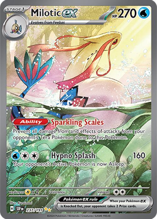 Pokemon - Surging Sparks - Milotic ex - 237/191 - Holofoil
