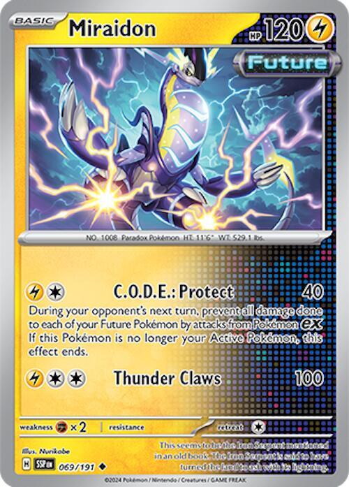Pokemon - Surging Sparks - Miraidon - 069/191 - Reverse Holofoil
