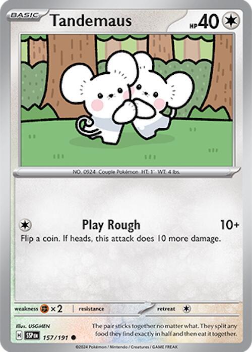 Pokemon - Surging Sparks - Tandemaus - 157/191