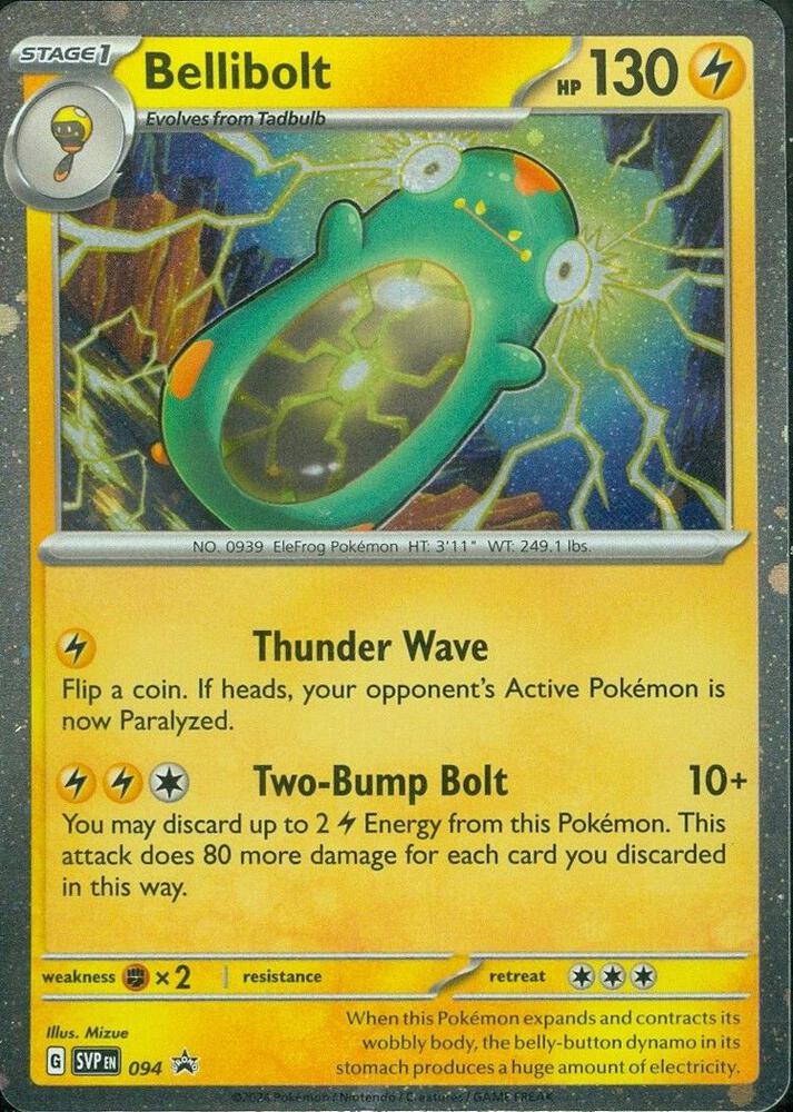 Pokemon - S&V - Black Star Promo - Bellibolt - 094
