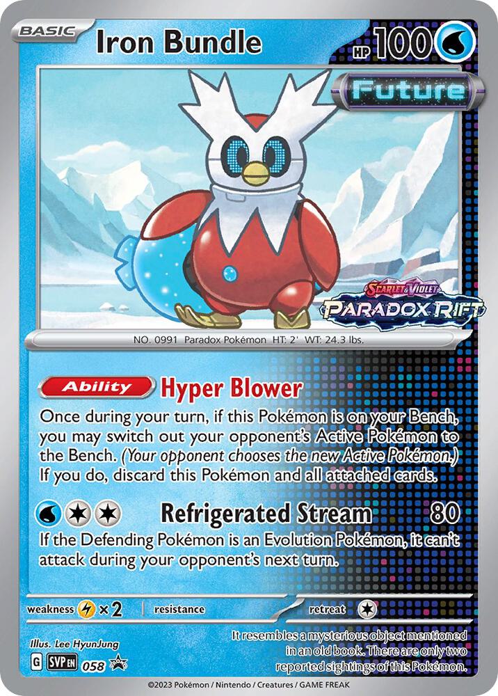 Pokemon - S&V - Black Star Promo - Iron Bundle - 058 - Prerelease
