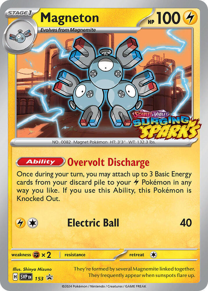 Pokemon - S&V - Black Star Promo - Magneton - 153