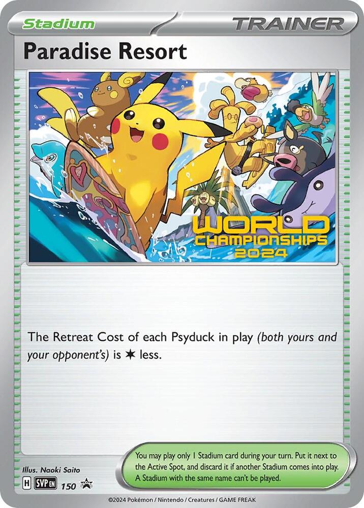 Pokemon - S&V - Black Star Promo - Paradise Resort - 150 - World Championships 2024