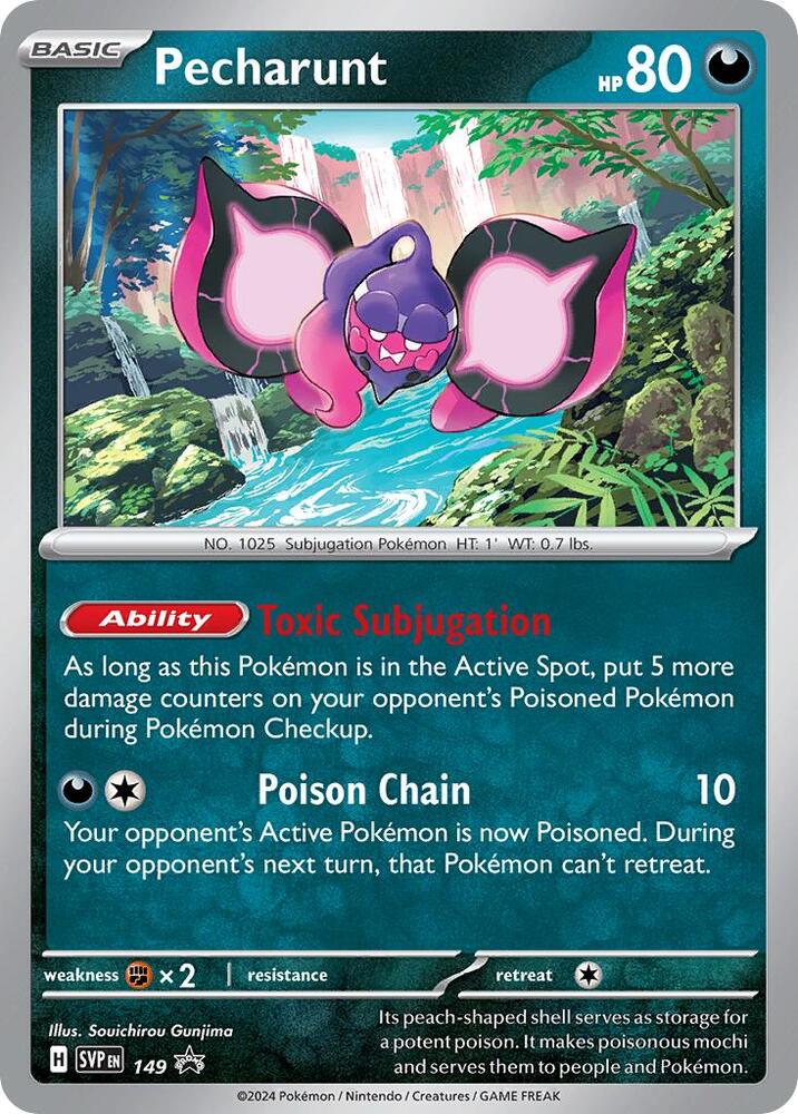 Pokemon - S&V - Black Star Promo - Pecharunt - 149