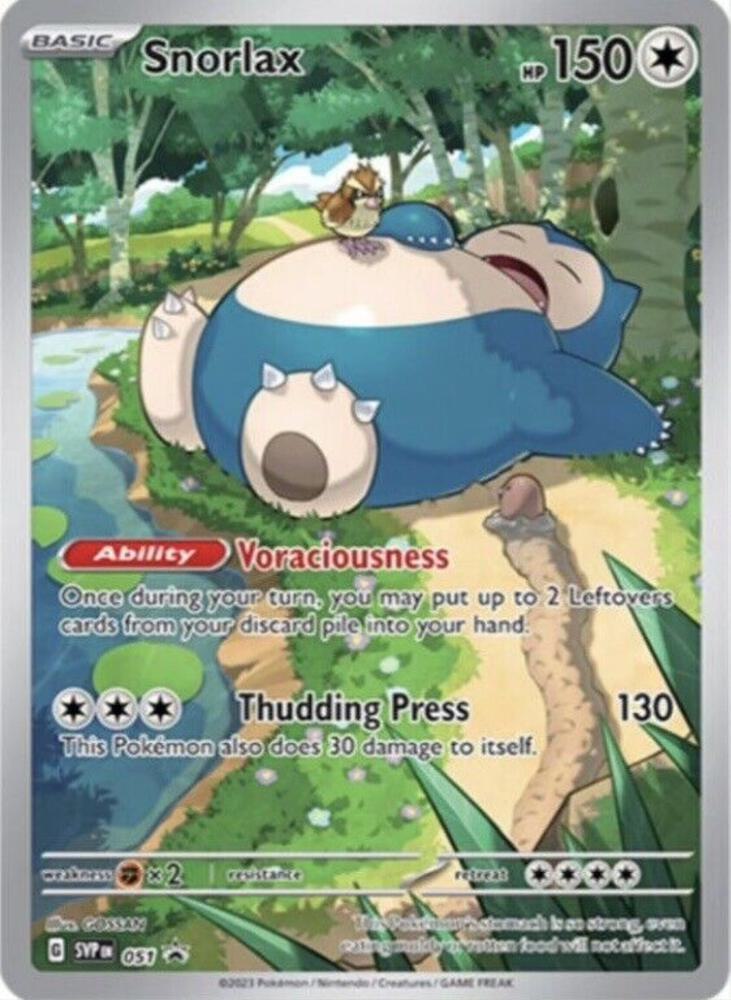 Pokemon - S&V - Black Star Promo - Snorlax - 051
