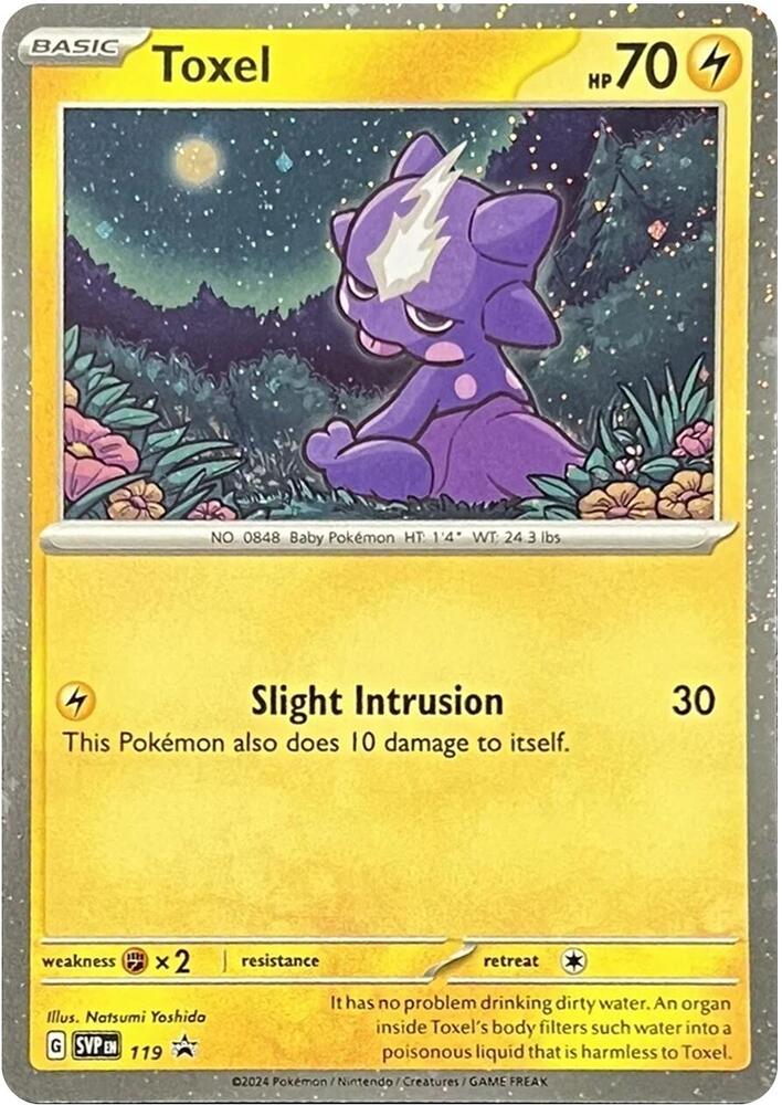 Pokemon - S&V - Black Star Promo - Toxel - 119