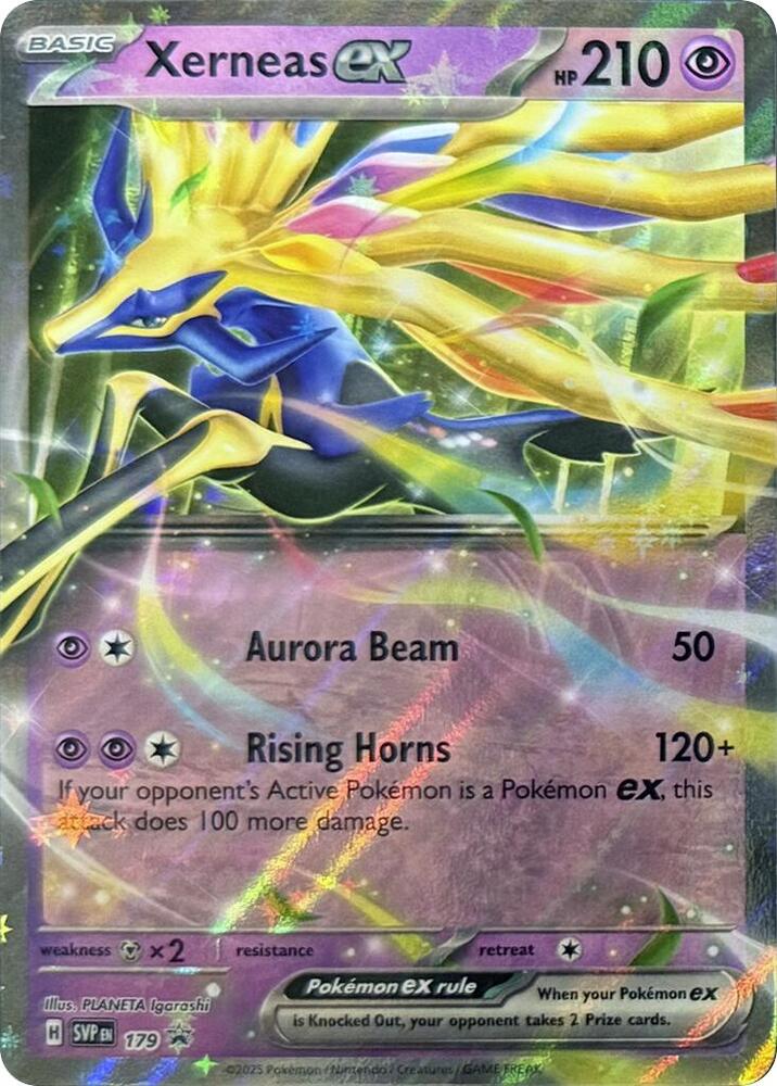 Pokemon - S&V - Black Star Promo - Xerneas ex - 179